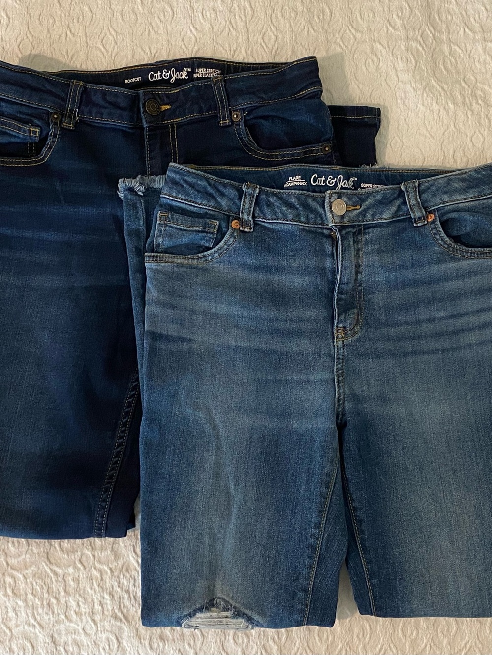 Cat & Jack Denim Bundle, Dark and Medium Wash